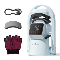 HTVRONT Hat heat press machine with accessories on a white background