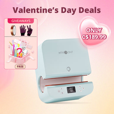 【Valentine’s Day Deals】HTVRONT Auto Tumbler Heat Press Machine 120V With Vinyl Box For Free - Sublimation Tumbler Heat Press,for Tumbler,Mug,Glass,Cup&Bottle 10-30oz