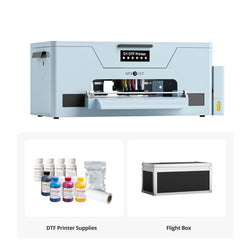 HTVRONT D1 DTF Printer - Certified Refurbished, Standard Kit, Bubble Blue