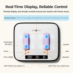 Real-Time Display, Reliable Control. Precise display and simple controls ensure pro results with feewer errors