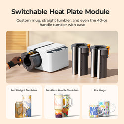 CA HTVRONT A200 Auto Tumbler Heat Press - Beginner Kit