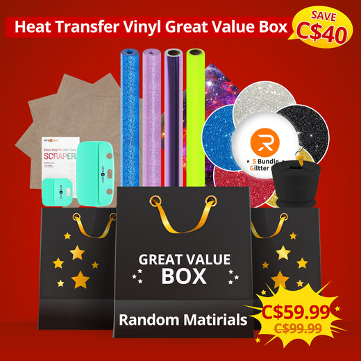 [SAVE C$40] Heat Transfer Vinyl Great Value Box