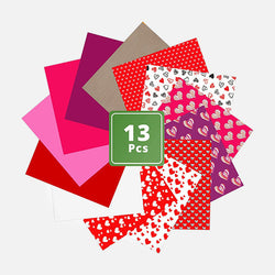 Pink HTV Heat Transfer Vinyl Bundle for Valentine's Day -13 Sheets 12×10in