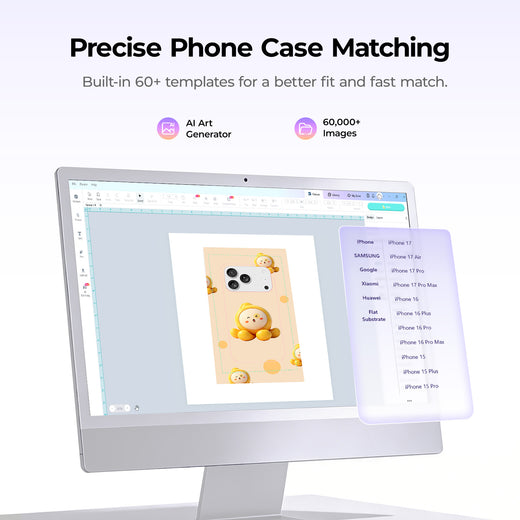 CA HTVRONT H17 Phone Case Heat Press - Beginner Kit