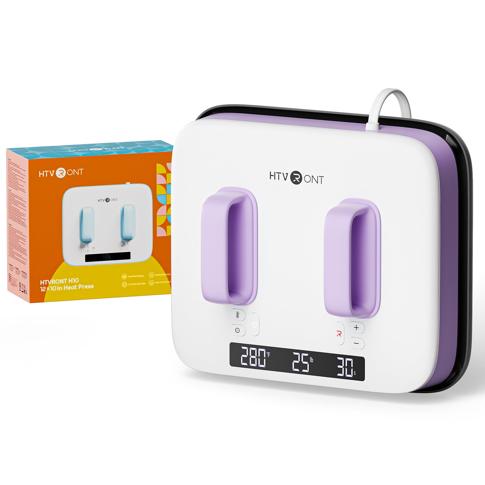 Purple H10 Portable T-shirt Press