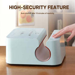 CA HTVRONT Auto Tumbler Heat Press 120V - Premium Kit - Light Blue