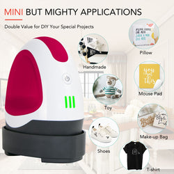 Mini Heat Press Machine + HTV Rolls Bundle ≥$60