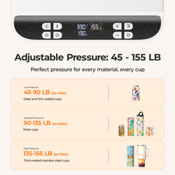 CA HTVRONT A200 Auto Tumbler Heat Press - Beginner Kit