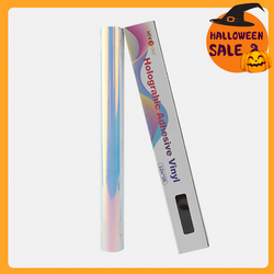 Holographic Adhesive Vinyl Roll - 12"x5 FT (16 Colors Available) [Clearance]