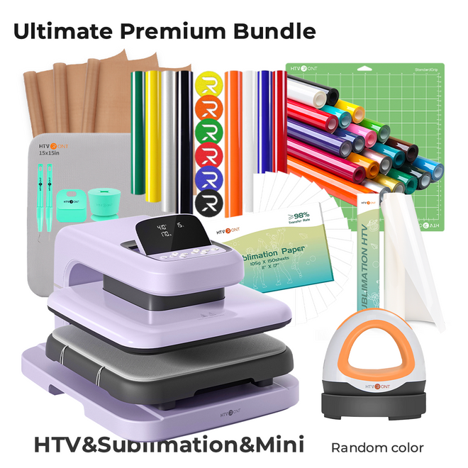 CA HTVRONT Auto Heat Press 2 - Digit 120V,Your Smartest Solution of Heat Transferring.For DTF,HTV,Sublimation,PUFF.For DIY T shirt,hat,jacket,pillow,ceramic,hoodie, and more