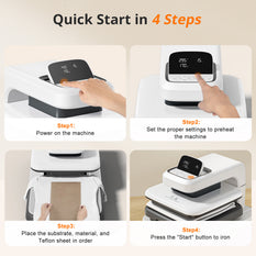 CA HTVRONT Auto Heat Press 2 - Digit