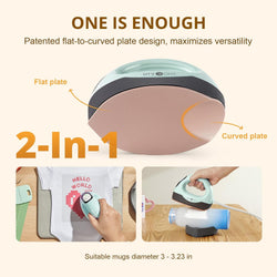 Reach a C$150 cart, you can add the Mini3 for only C$29.99!  CA HTVRONT Mini3 Heat Press Machine