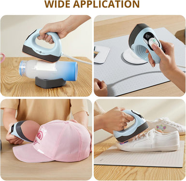 [Christmas Deals]HTVRONT Mini3 Heat Press+Christmas Bundle(Christmas HTV*13+Sublimation Paper*30+PTFE Teflon Sheet*3≥C＄43)