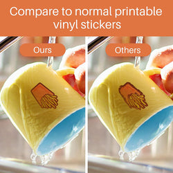 Sublimation Waterproof Sticker Paper Glossy - 20 Pcs