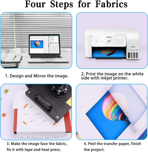 CA HTVRONT Sublimation Paper 8.5*11 - 150 Sheets