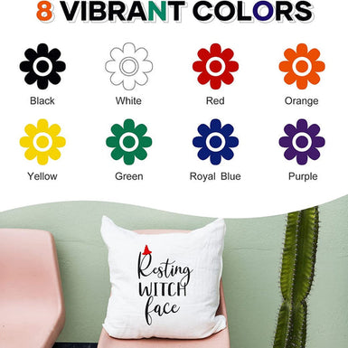 Heat Transfer Vinyl Bundle - 8 Pack 12" x 3FT