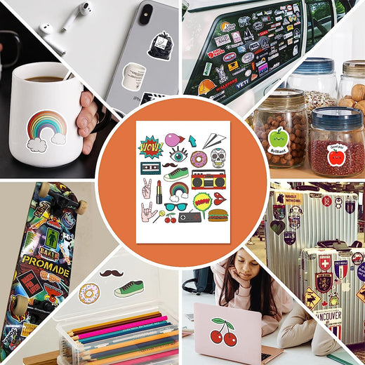 CA HTVRONT Sublimation Waterproof Sticker Paper - 20 Pcs