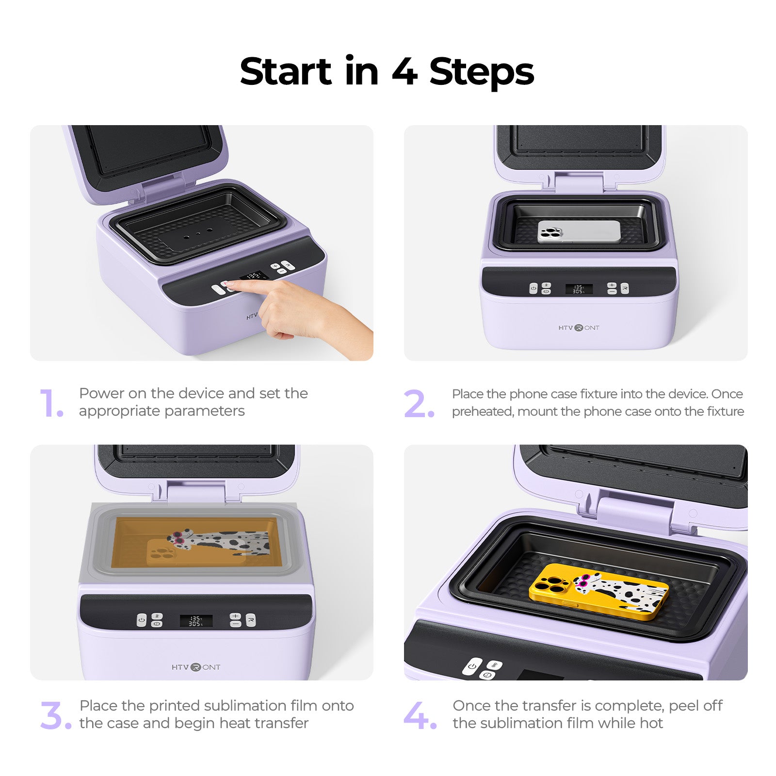 New Arrival！CA HTVRONT H17 Phone Case Heat Press