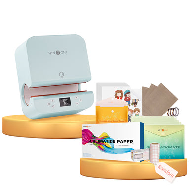 [Lucky bag] Auto Tumbler Heat Press Machine&Great Value Box (150pcs Sublimation Paper+Sublimation HTV+Sticker Paper*10+PTFE Teflon Sheet*3+Heat Press tape+Transfer Tape≥C＄38)