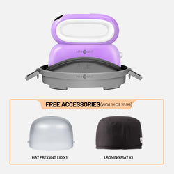 [Machine bundle]HTVRONT Auto Heat Press Machine15“x15”+Hat Heat Press Machine