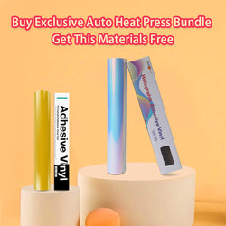 Free Gift: 10FT Permanent & Holographic Adhesive Vinyl Bundle