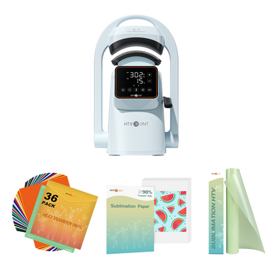 CA HTVRONT A300 Auto Hat Heat Press - Beginner Kit