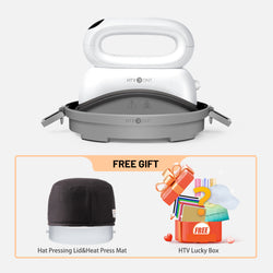 【BF Deals】HTVRONT Hat Heat Press Machine With Vinyl Box For Free,for trucker hat&cap