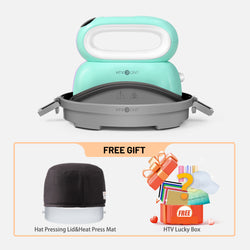 【BF Deals】HTVRONT Hat Heat Press Machine With Vinyl Box For Free,for trucker hat&cap