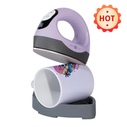 [New User Exclusive]HTVRONT Mini3 Heat Press+Starter Kit(Multicolor HTV*10+Sumblimation Paper*30+PTFE Teflon Sheet*3+Heat Tape*3+Heat Press Mat≥C＄52)