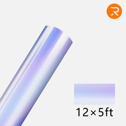 Holographic Adhesive Vinyl Roll - 12"x5 FT (16 Colors Available) [Clearance]