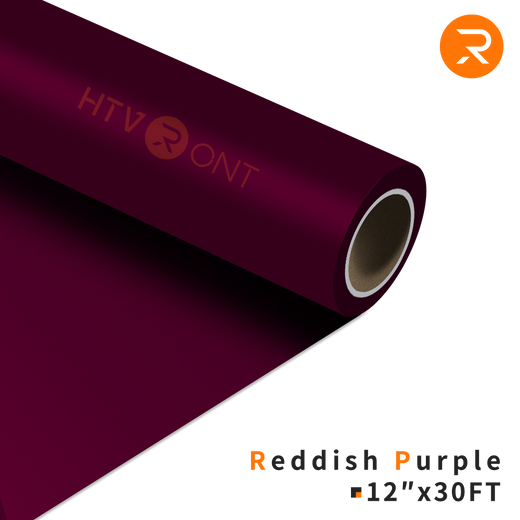 reddish purple Heat Transfer Vinyl Roll - 12"x30 Ft (36 Colors）
