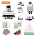 CA HTVRONT A100 Auto Multi Heat Press, Start-Up Kit