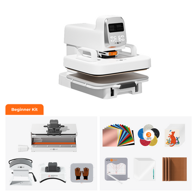 HTVRONT A100 Auto Multi Heat Press Beginner Kit