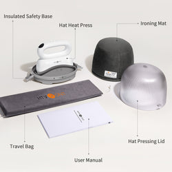 [Machine bundle]HTVRONT Hat Heat Press+T shirt 10*10 Heat Press Machine(Random Color)