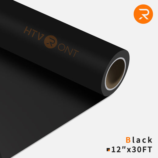 CA HTVRONT Heat Transfer Vinyl Roll For T-shirt- 12"x30 Ft (2 Colors）