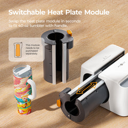 CA HTVRONT A200 Auto Tumbler Heat Press, A200H Standard Kit A