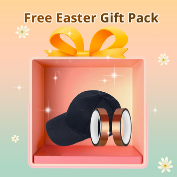 Free Easter Gift Pack：2 Rolls Heat Tape & 1 Pack Baseball Cap