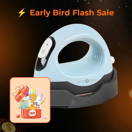 [Best Deals] HTVRONT Mini3 Heat Press Machine- Customized Temp & Time, Larger Flat Curved Plate(3 colors)Small Heat Press Machine for T-Shirts, Hats, Mugs,Bags,Hats with Digital Display, Memory Function, and Insulated Base.