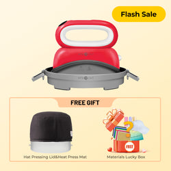 HTVRONT Hat Heat Press Machine With Lucky box For Free,for trucker hat&cap