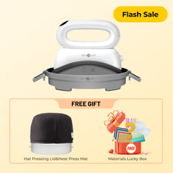 HTVRONT Hat Heat Press Machine With Lucky box For Free,for trucker hat&cap