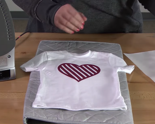 A Step-by-step Guide On Applying HTV with Iron-on