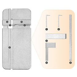 CA HTVRONT Universal Phone Case Fixture Set, Fit More Phone Cases,For H17 Heat Press
