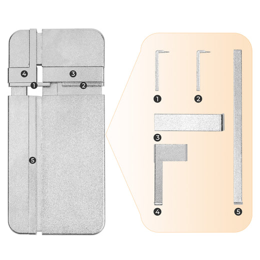 CA HTVRONT Universal Phone Case Fixture Set, Fit More Phone Cases,For H17 Heat Press