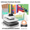CA HTVRONT Auto Heat Press 2 - Digit 120V, Ultimate Premium Kit - Daisy White