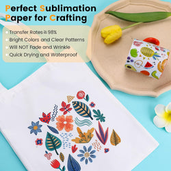 CA HTVRONT Sublimation Paper 8.5 x 11 inches - 30 Sheets