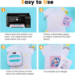 CA HTVRONT Sublimation Paper 8.5 x 11 inches - 30 Sheets
