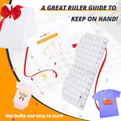 CA HTVRONT All-in-ONE T Shirt Ruler Guide for Vinyl Alignment