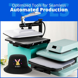 HTVRONT CA 55 Pack Heat Press Accessories for 15X15 Heat Press Machine