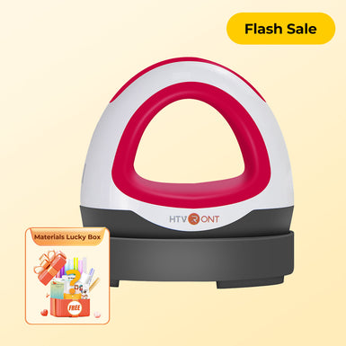 [Halloween Deal] HTVRONT Mini Heat Press Machine  - (4 Colors) - Portable Heat Press for T-Shirt, Hat, Shoes, and Bag