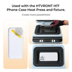 New iphone17 phone case arrival! CA HTVRONT Sublimation Blank Glossy Phone Case Set - 6 Pcs, For H17 Phone Case Heat Press
